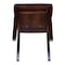 International Concepts Rectangle Set of 2 San Remo Juvenile Chairs, 13.2 in W, 16 in L, 26 in H, Wood, Rich Mocha CC15-105P - alternate 10